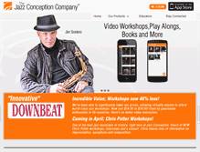 Tablet Screenshot of jazzimprovisation.com